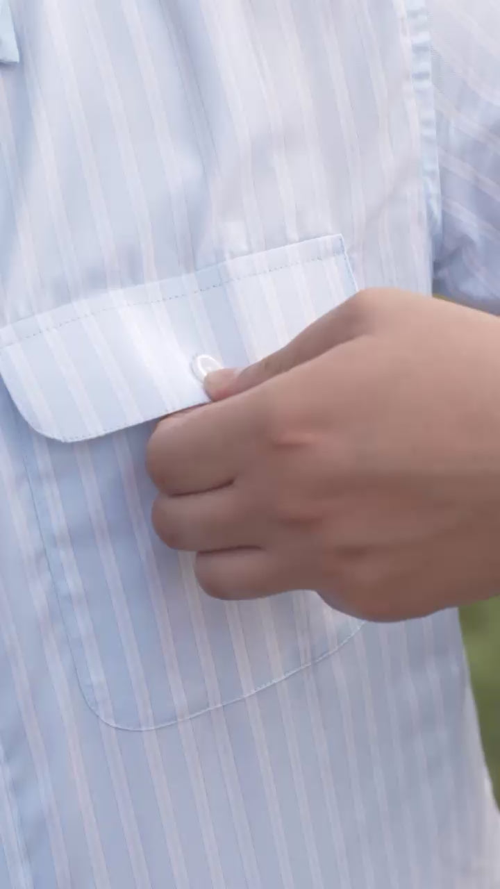 Luxento Blue Lining buttons

